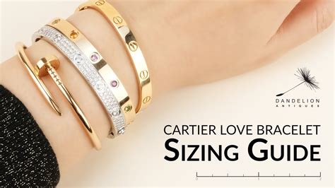 what size cartier love bracelet to buy|cartier size chart printable.